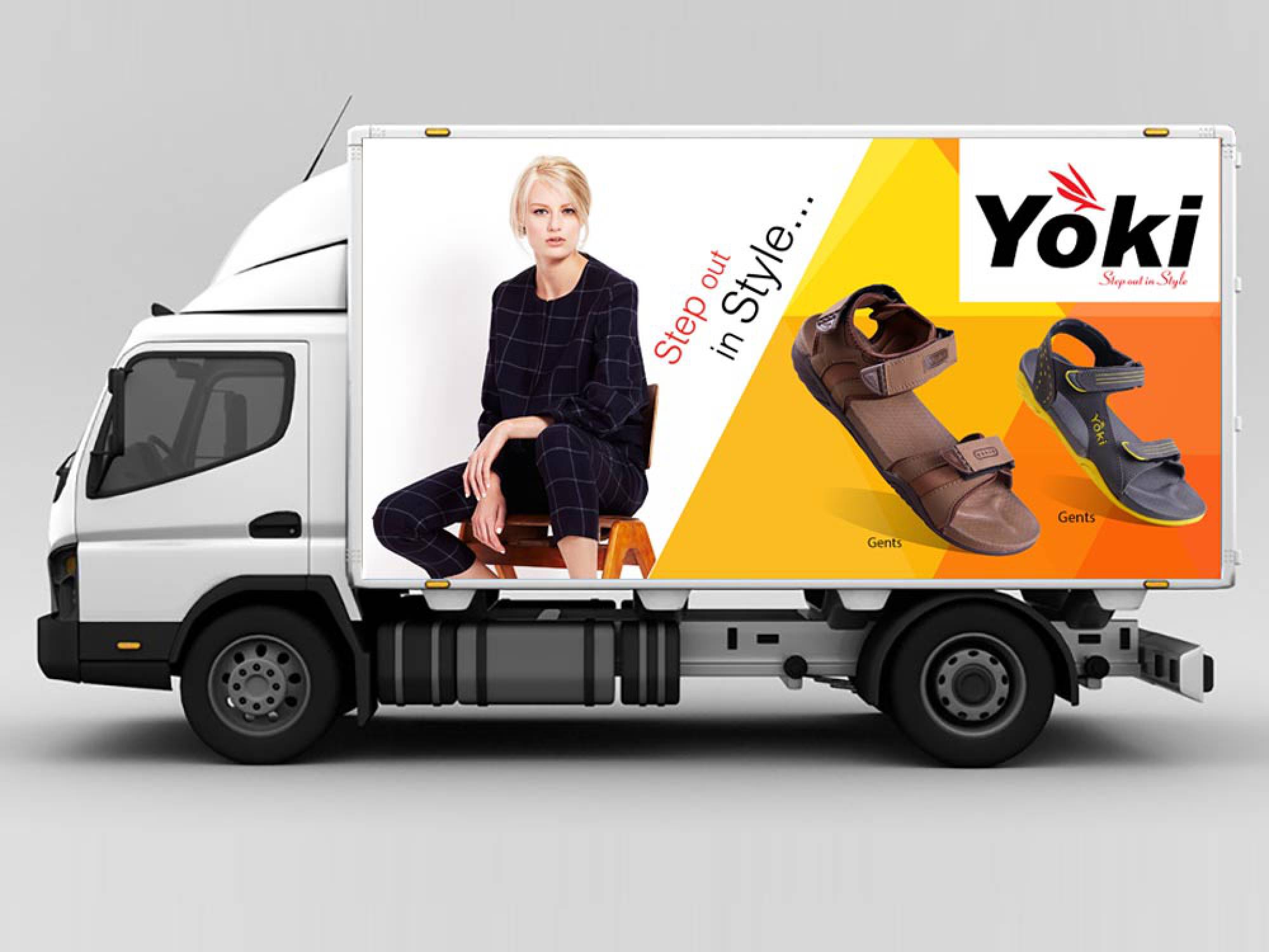 Vehicle Graphics- Yoki sandals